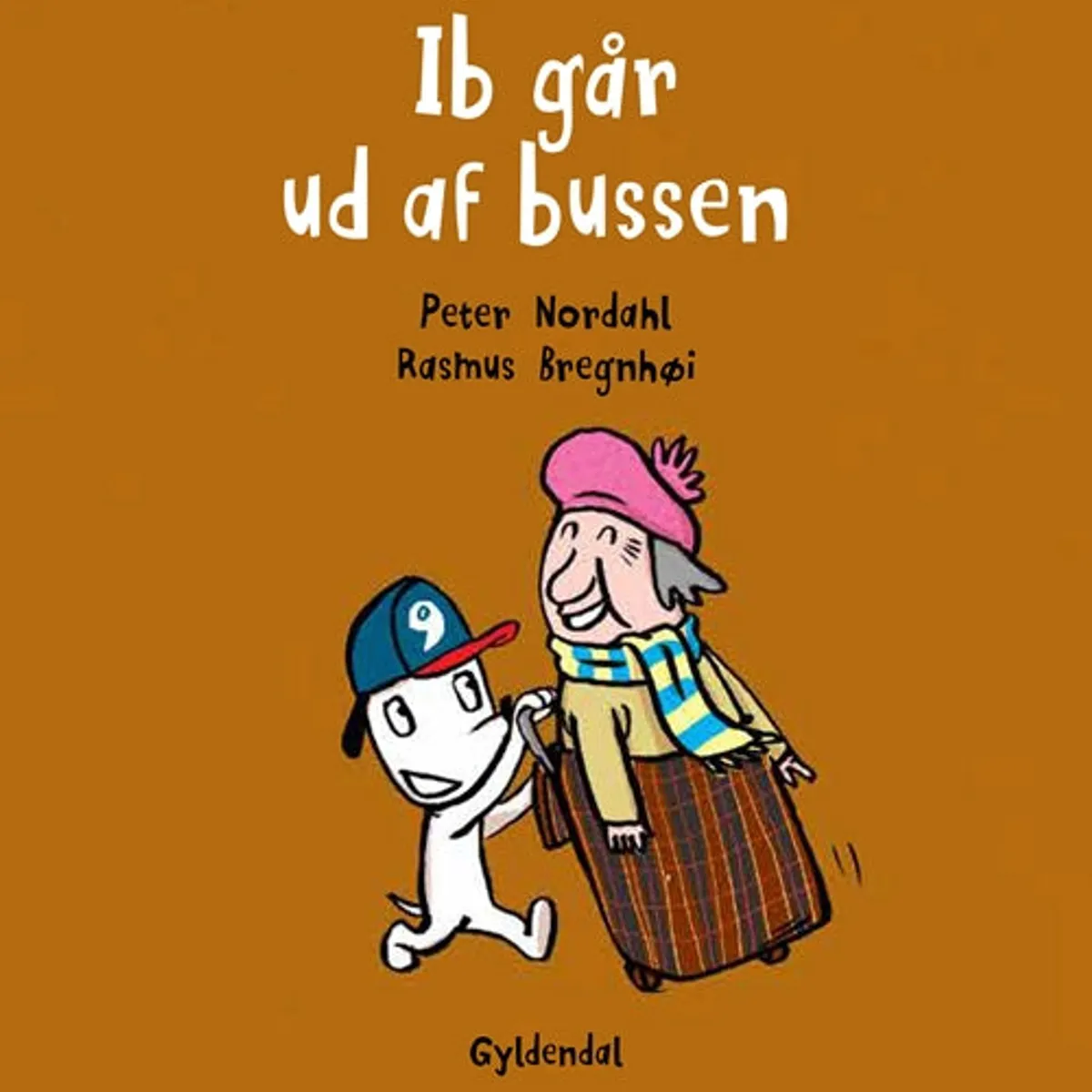 Ib går ud af bussen