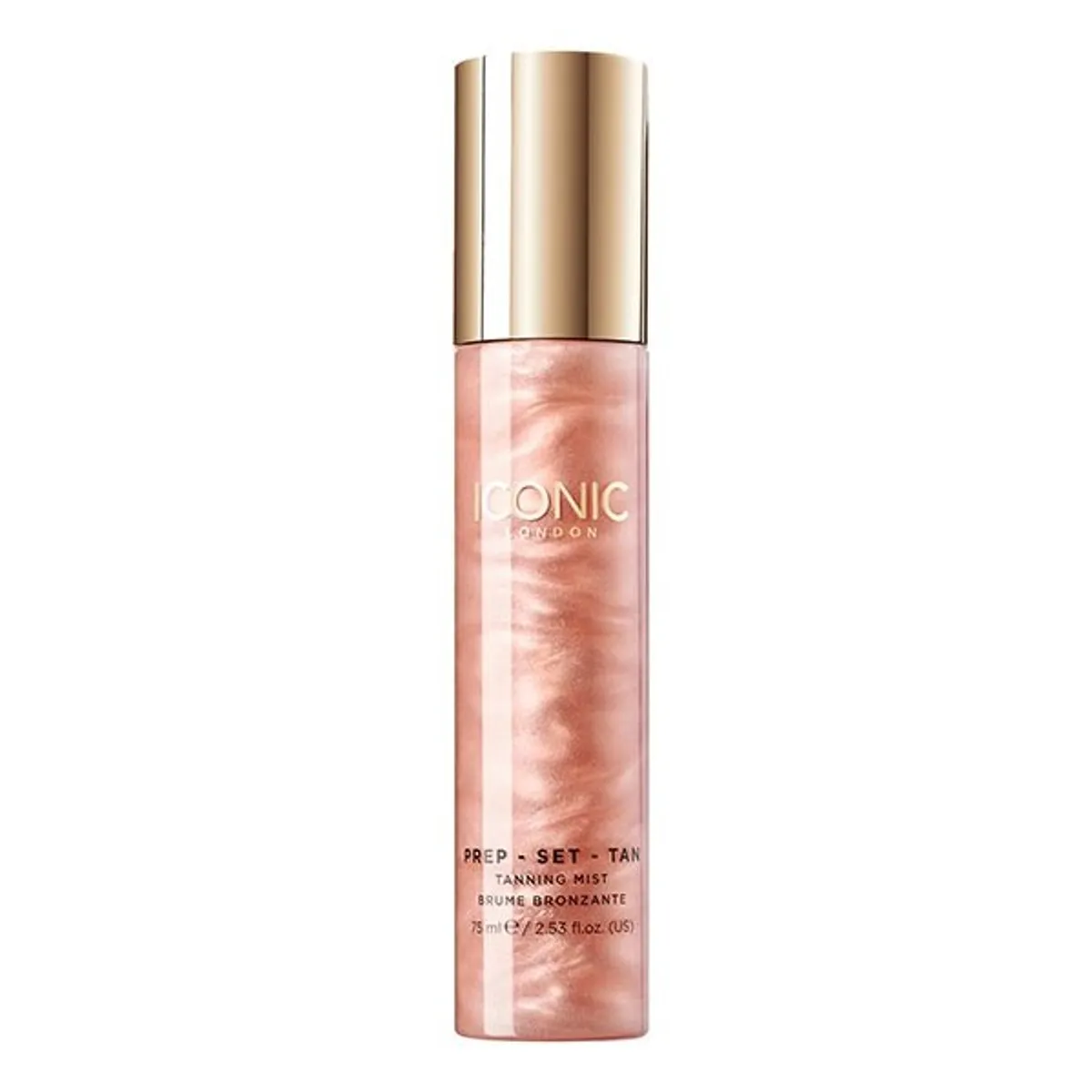 Iconic London, Prep Set Glow, Original, 75 ml. - Makeup, Settingspray, Ekstra holdbar makeup, Shimmer, Fugt