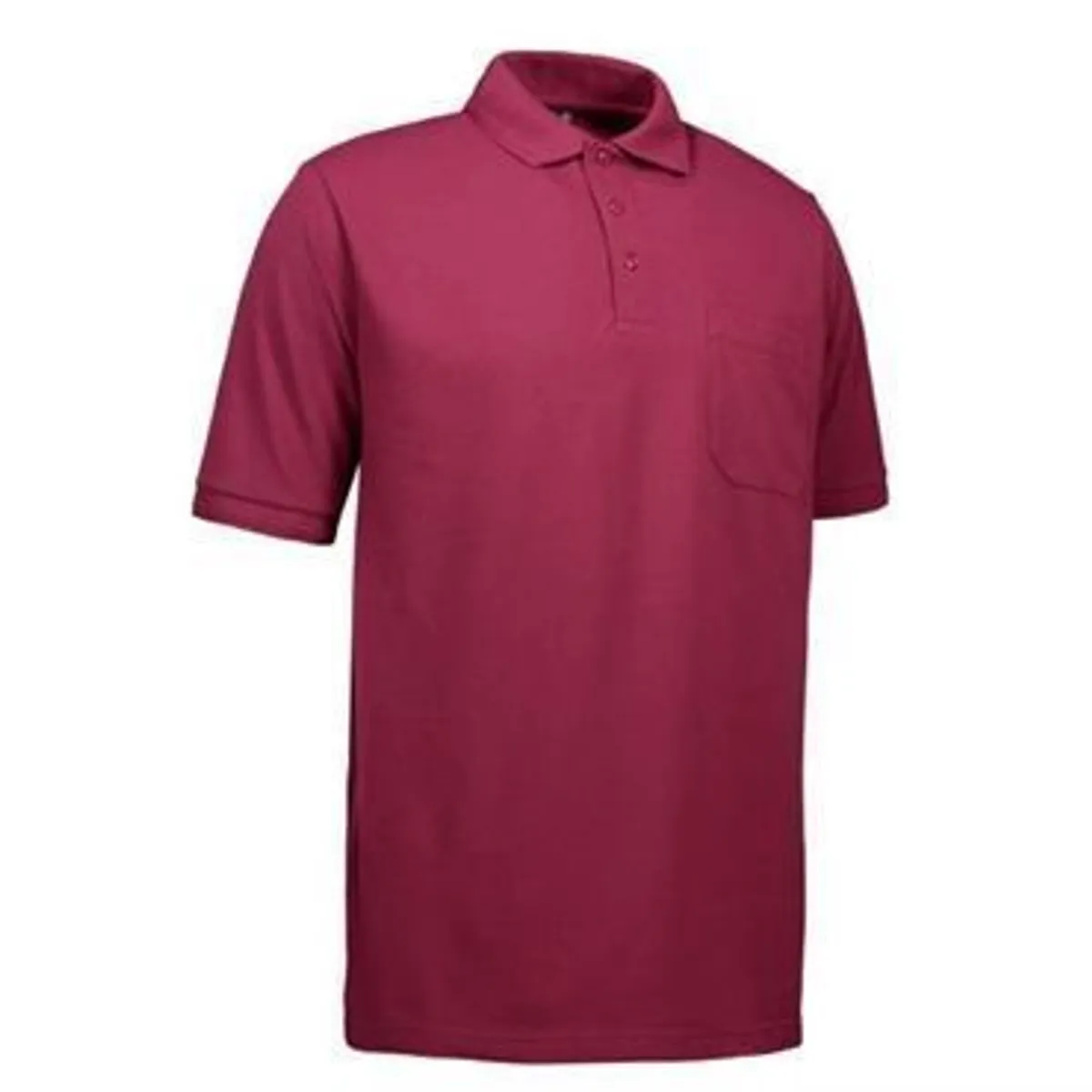 Id Pro Wear Polo Med Brystlomme 0320 Bordeaux-2xl