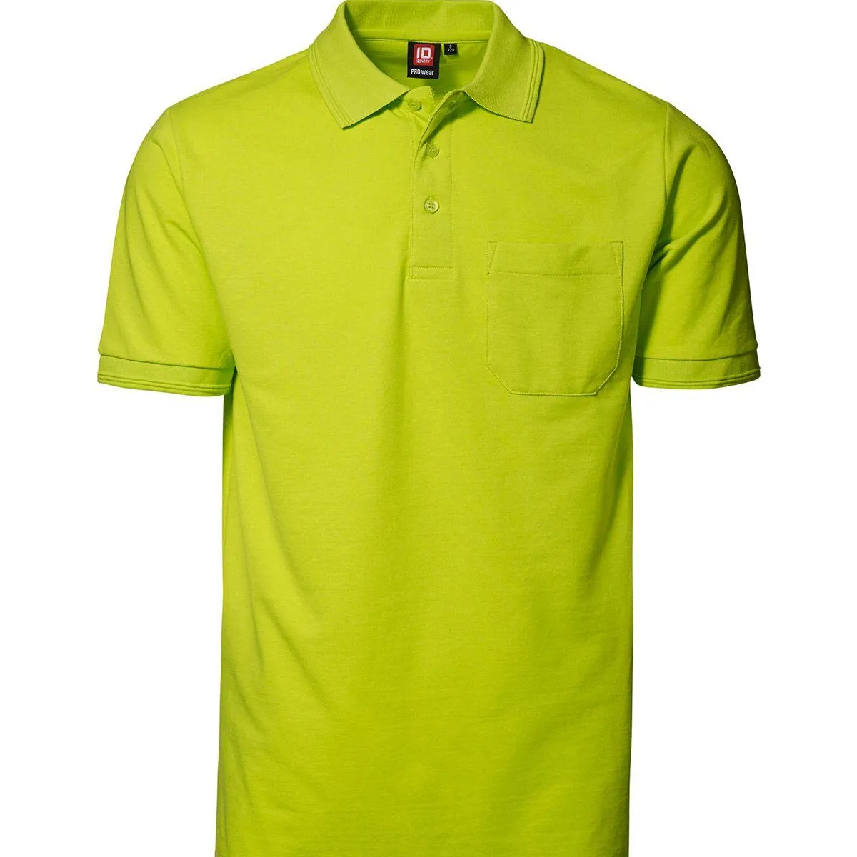 ID PRO Wear Polo Trøje m. Lomme Lime