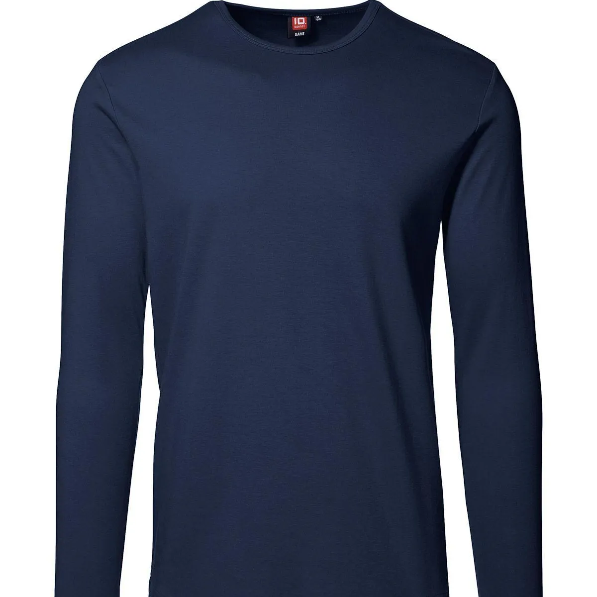 ID Tætsiddende Langærmet T-Shirt Navy