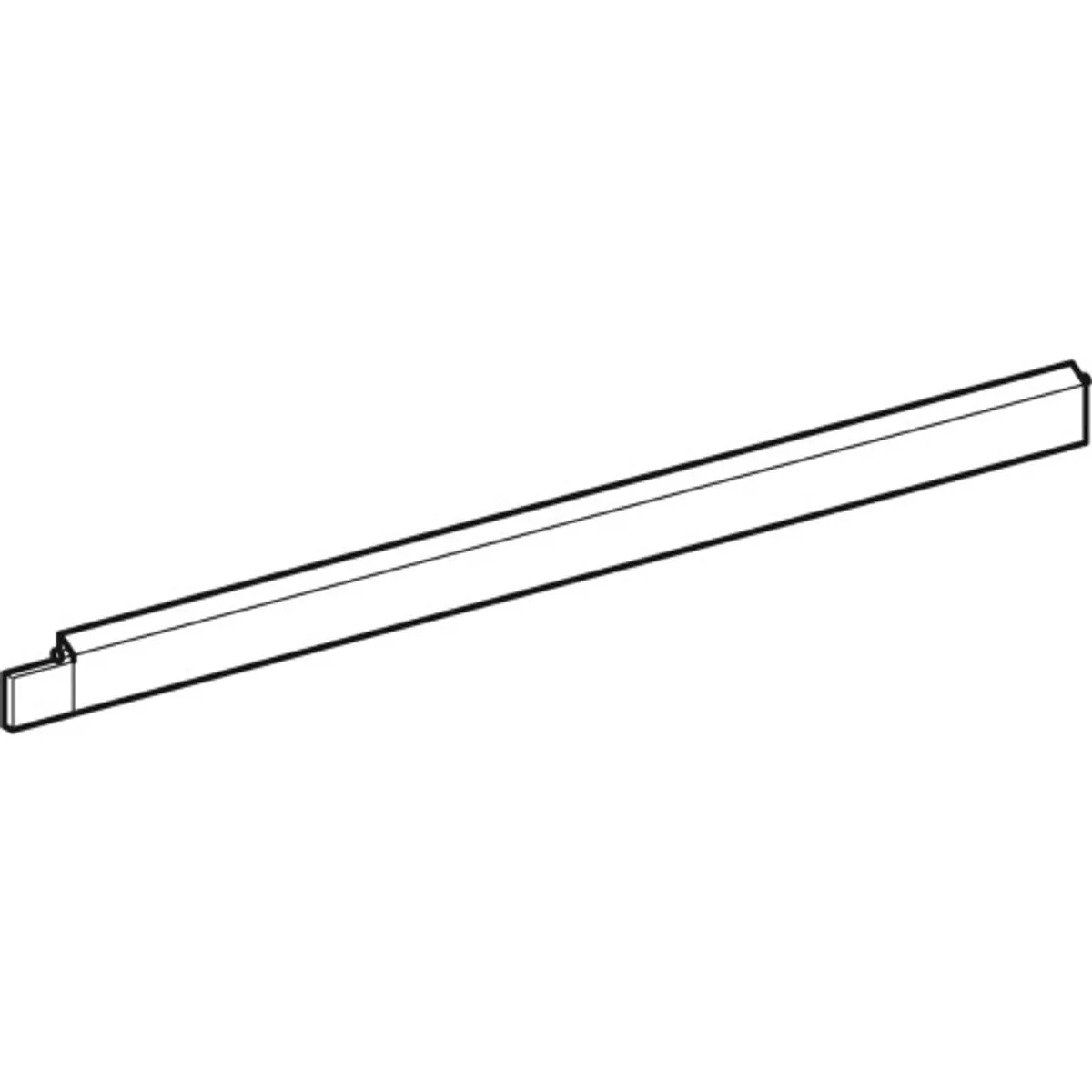 Ifö Solid bundprofil VS 100 kpl hvid