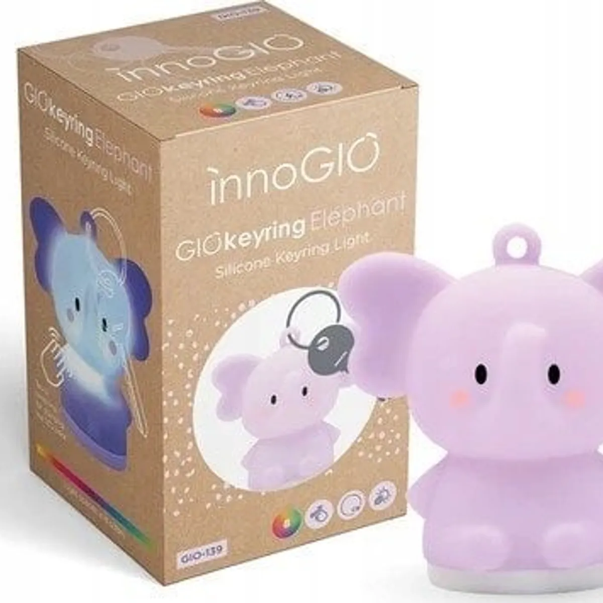 Innogio Keyring Night Light (Mini), Gioelephant, Gio-153