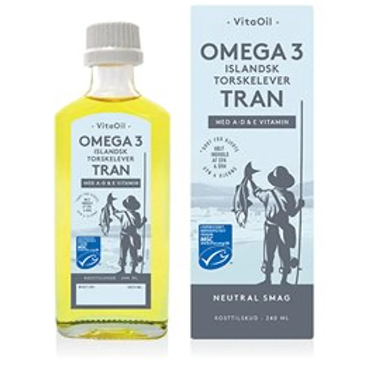 Islandsk tran Omega 3 - 240 ml.