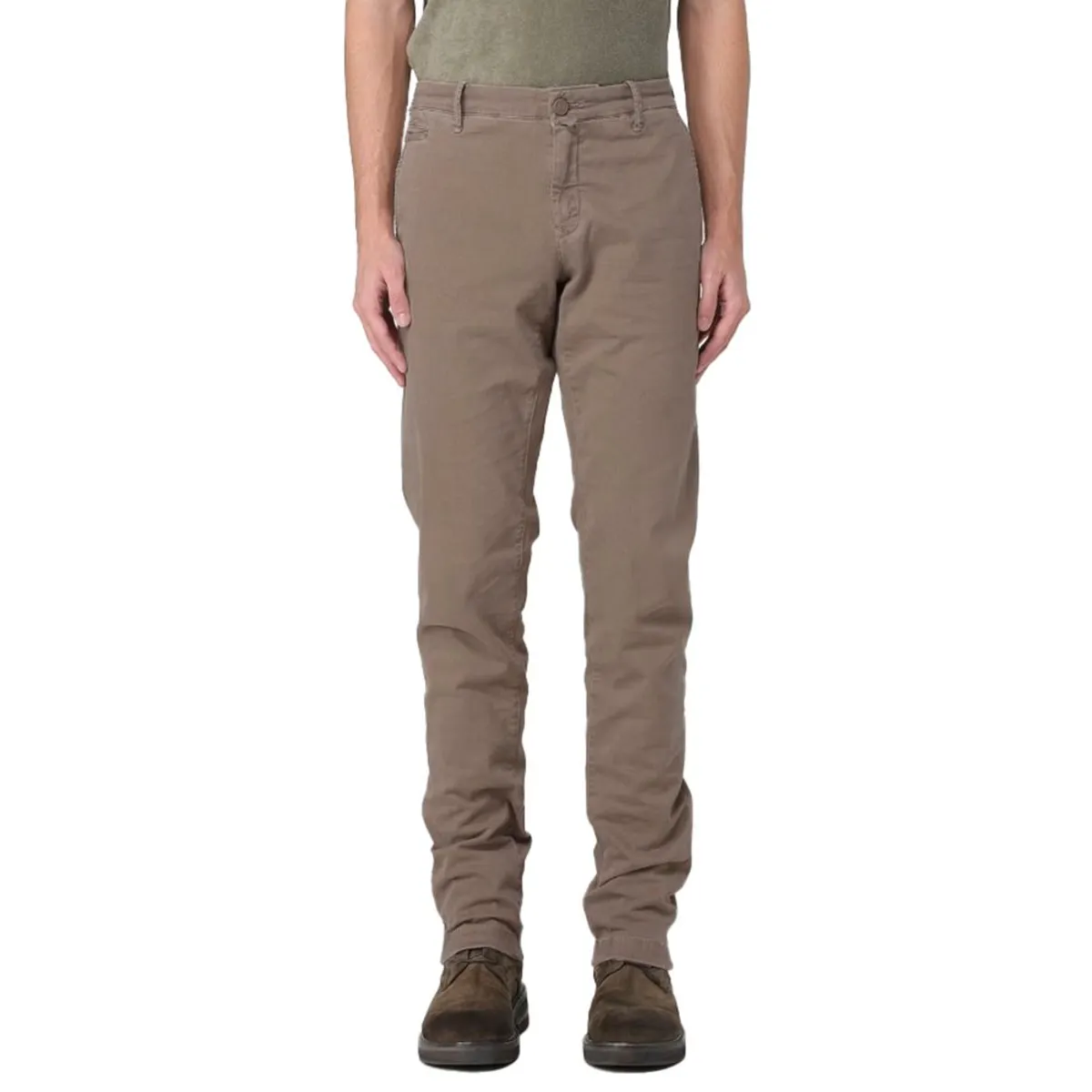 Jacob cohÃ«n Brown Cotton Jeans & Pants