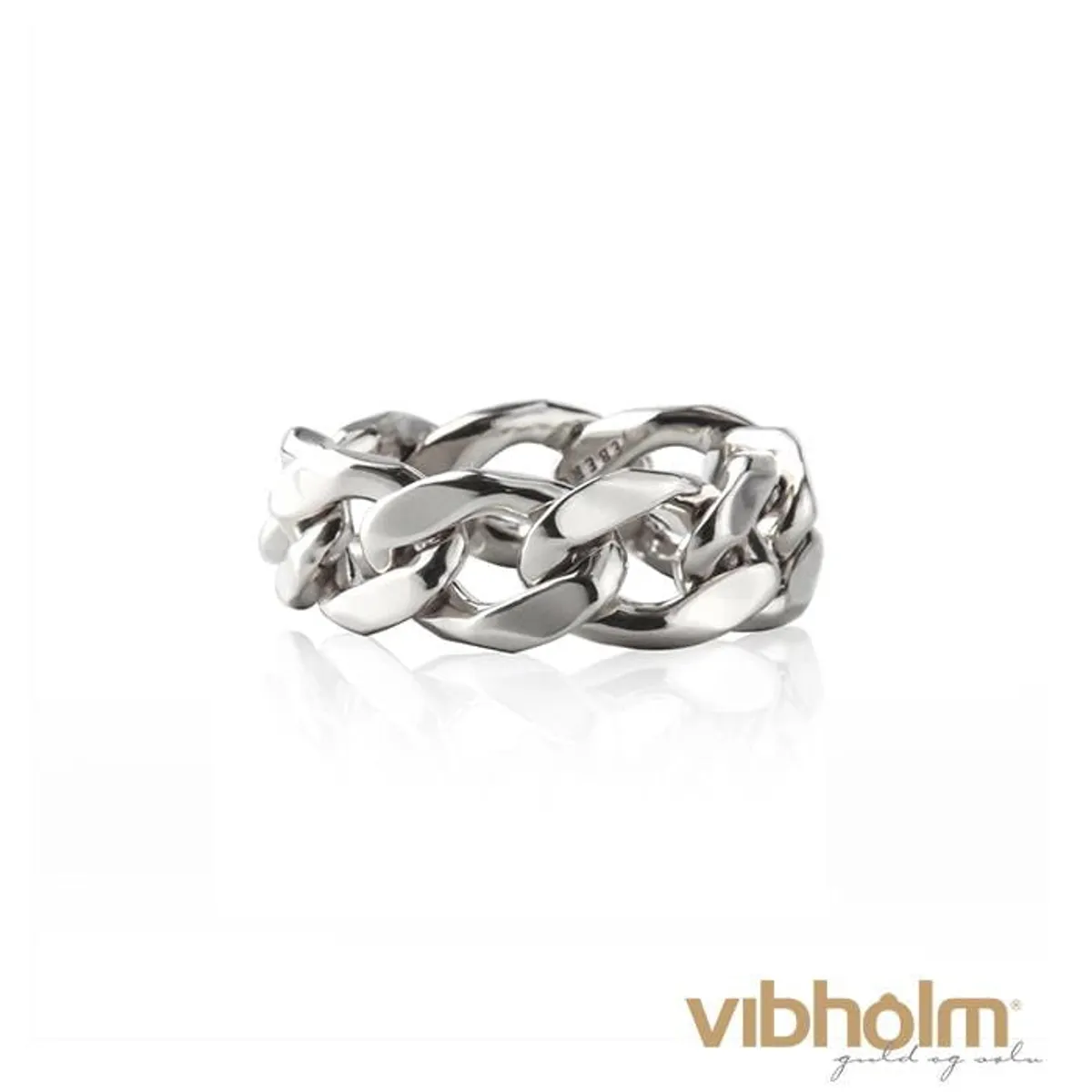 Jeberg Jewellery - Chain ring 8 mm 6942 sterlingsølv