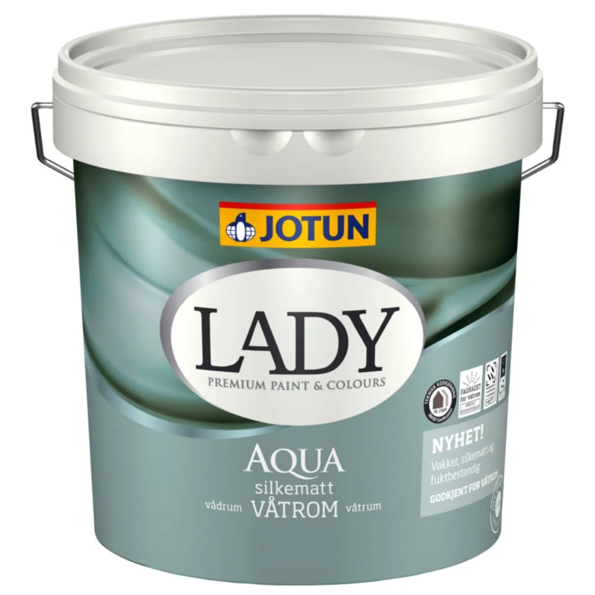 Jotun LADY Aqua (vådrum) - Glans 10 2,7 liter