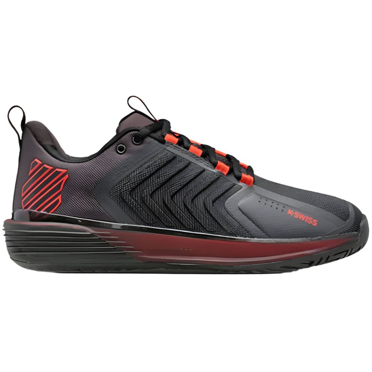 K-Swiss Ultrashot 3 (Asphalt/Jet Black/Spicy Orange) - 46.5