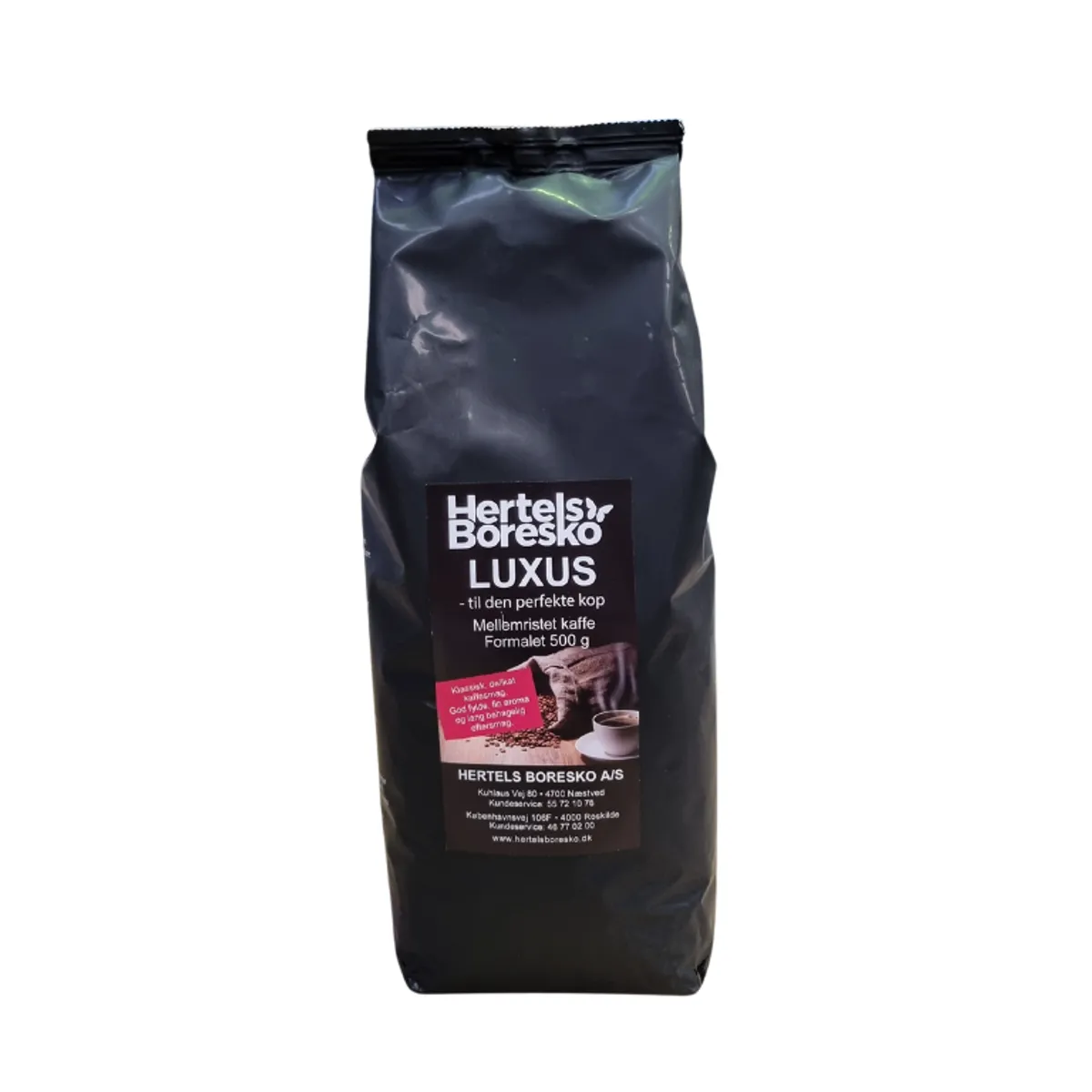 Kaffe Hertels Boresko Luxus 500g