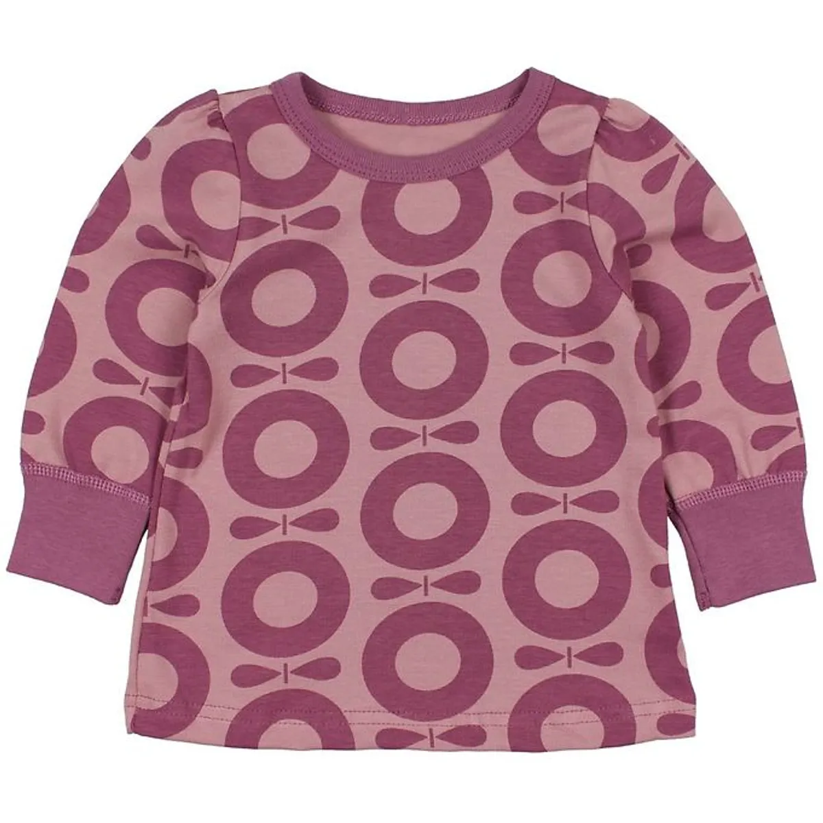 Katvig Classics Bluse - Rosa m. Lilla Æbler