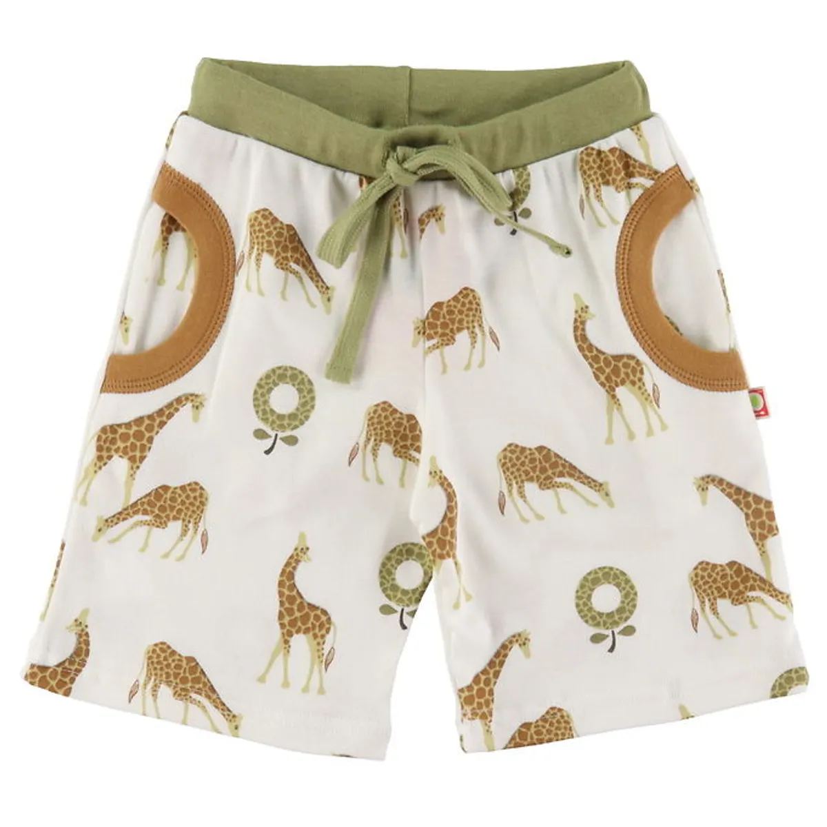 Katvig Shorts - Hvid m. Giraf