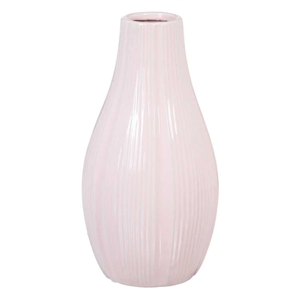 Keramik Vase i Pink 13 x 13 x 25,5 cm