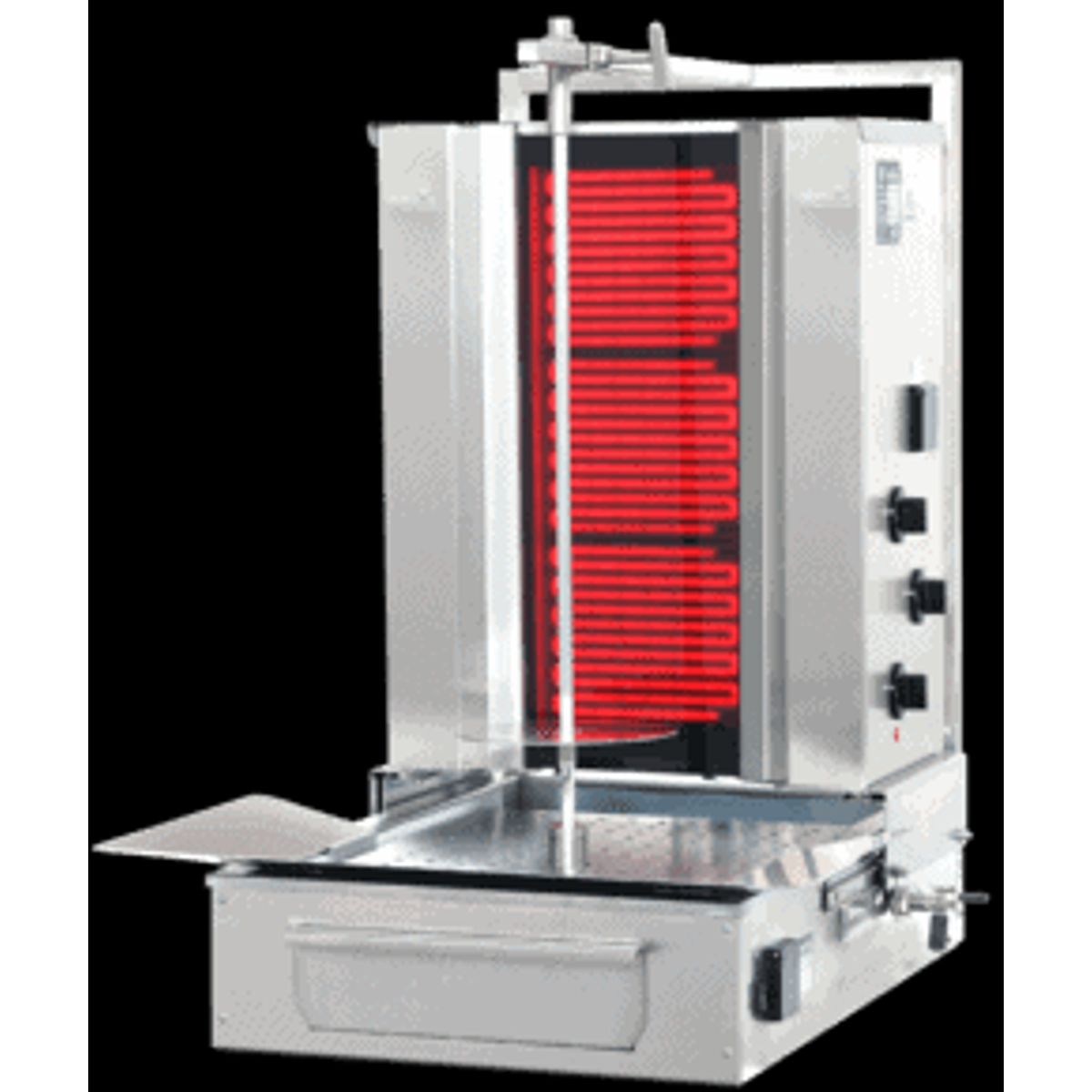 Keramisk Kebabgrill m. bund motor - EL - 30kg