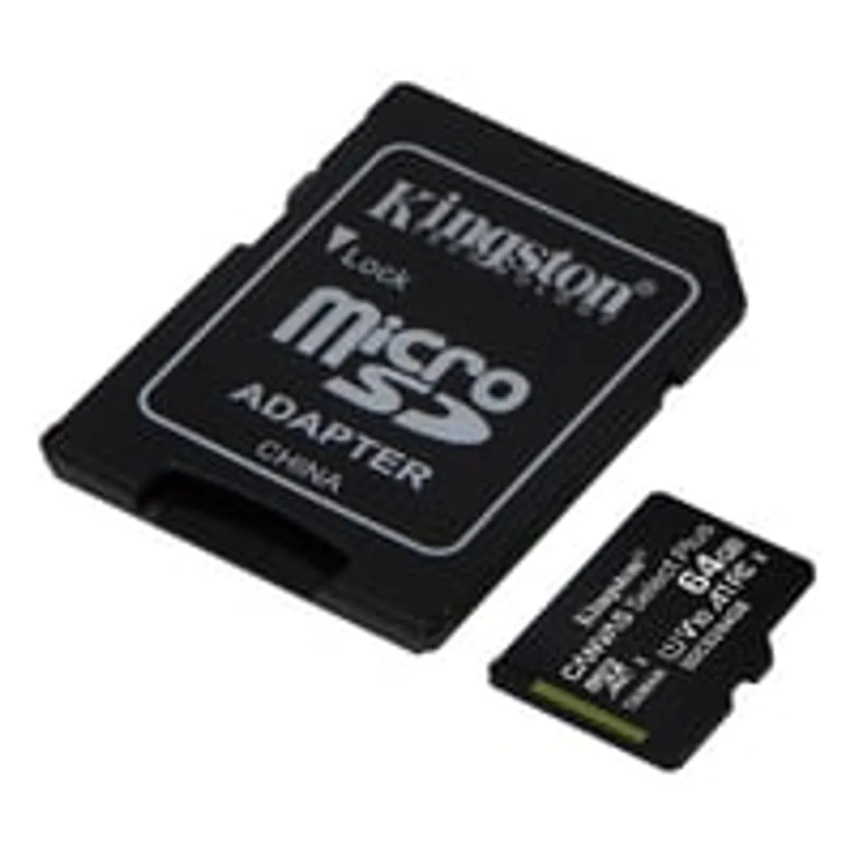 Kingston 64GB micSDXC Canvas Select Plus 100R A1 C10 Card + ADP