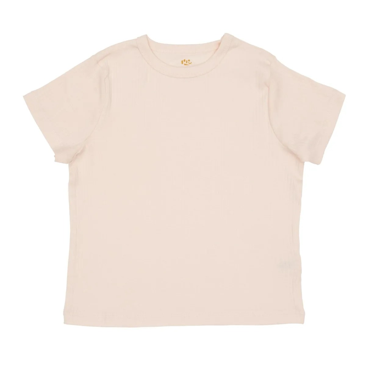 KLASSISK RIB T-SHIRT - SOFT PINK - SOFT PINK / 80