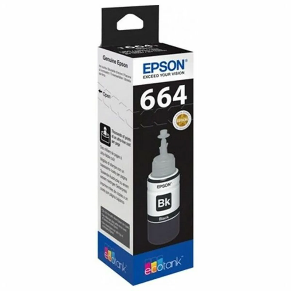 Kompatibel blækpatron Epson T66 Sort