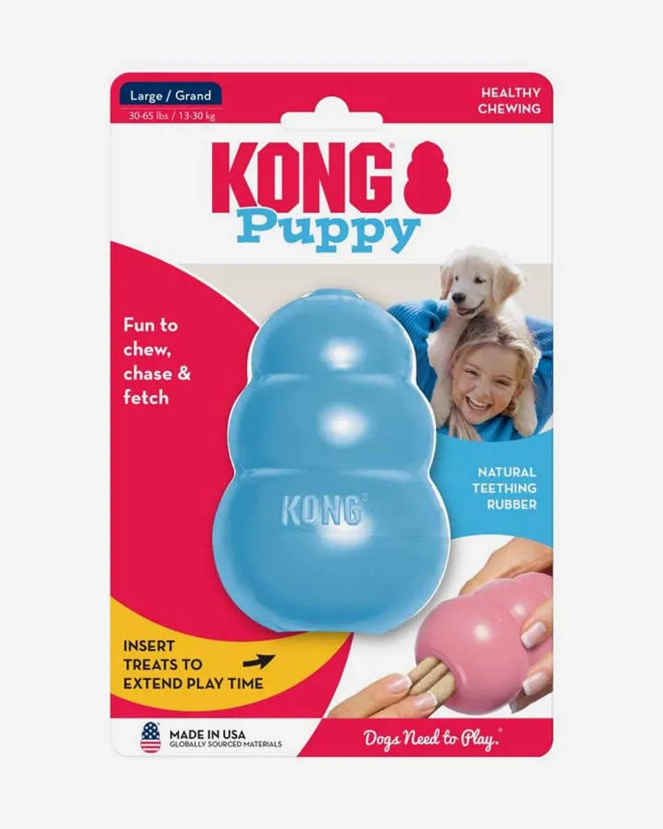 KONG Puppy - Legetøj - 2 farver, Large