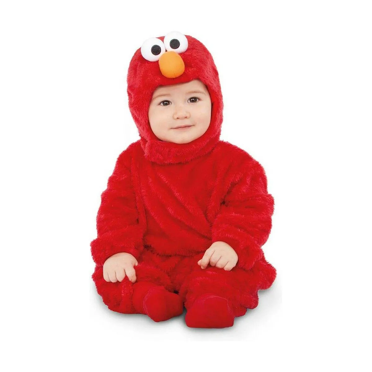 Kostume til babyer Elmo Sesame Street (2 Dele) 0-6 måneder