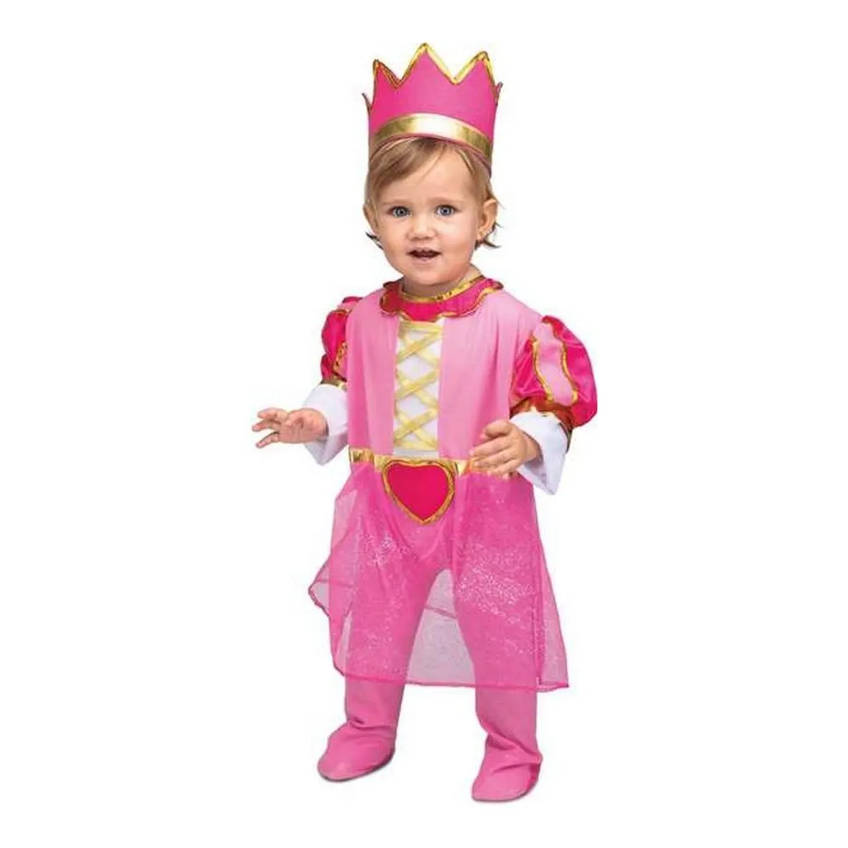 Kostume til babyer Pink Prinsesse 0-6 måneder