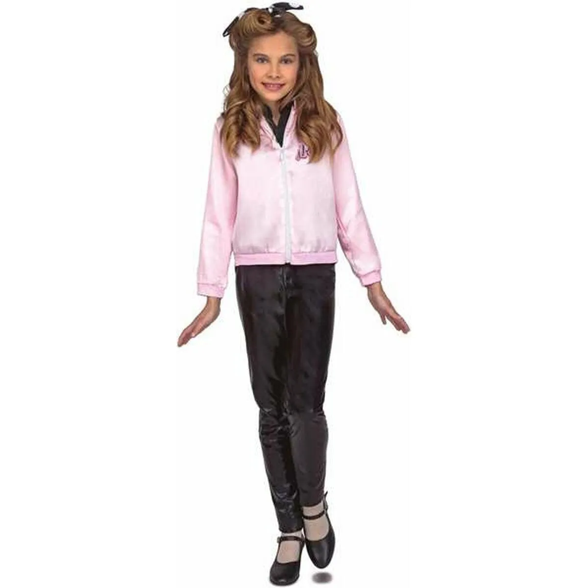 Kostume til børn Grease Jakke Olivia 10-12 år