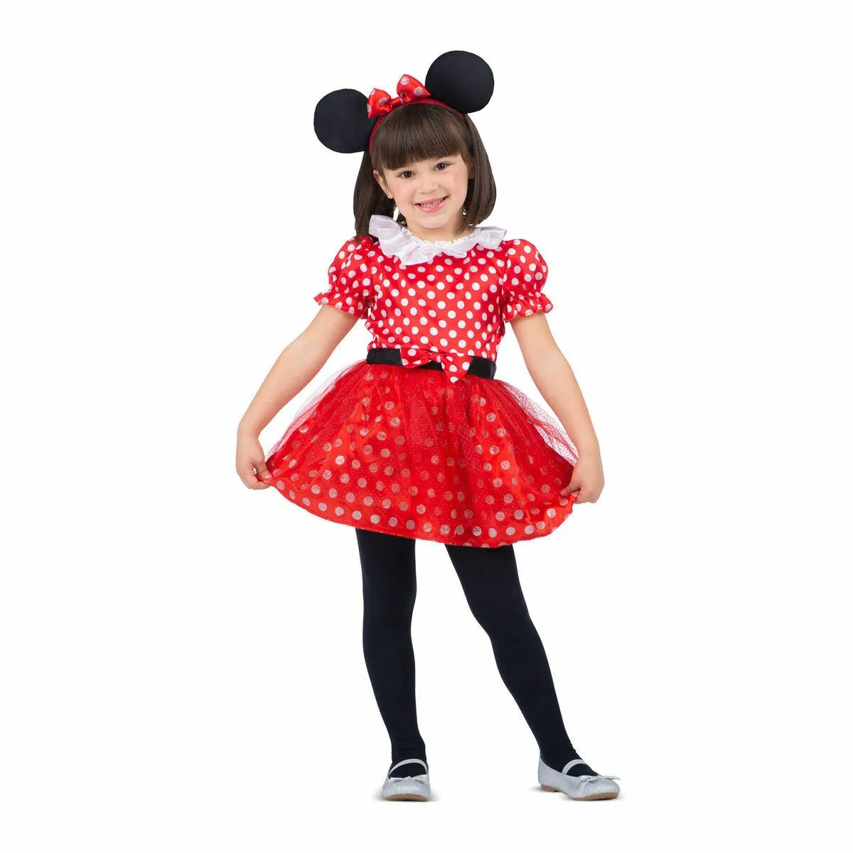 Kostume til børn Rød Minnie Mouse (2 Dele) 12-24 måneder