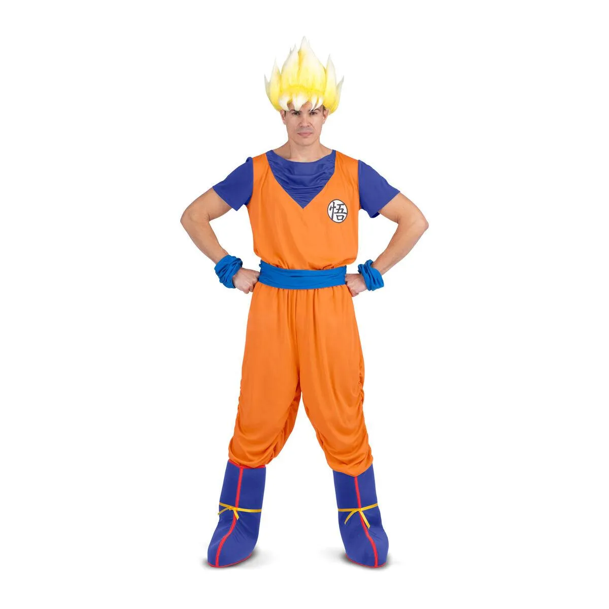 Kostume til voksne Goku Dragon Ball Blå Orange XL