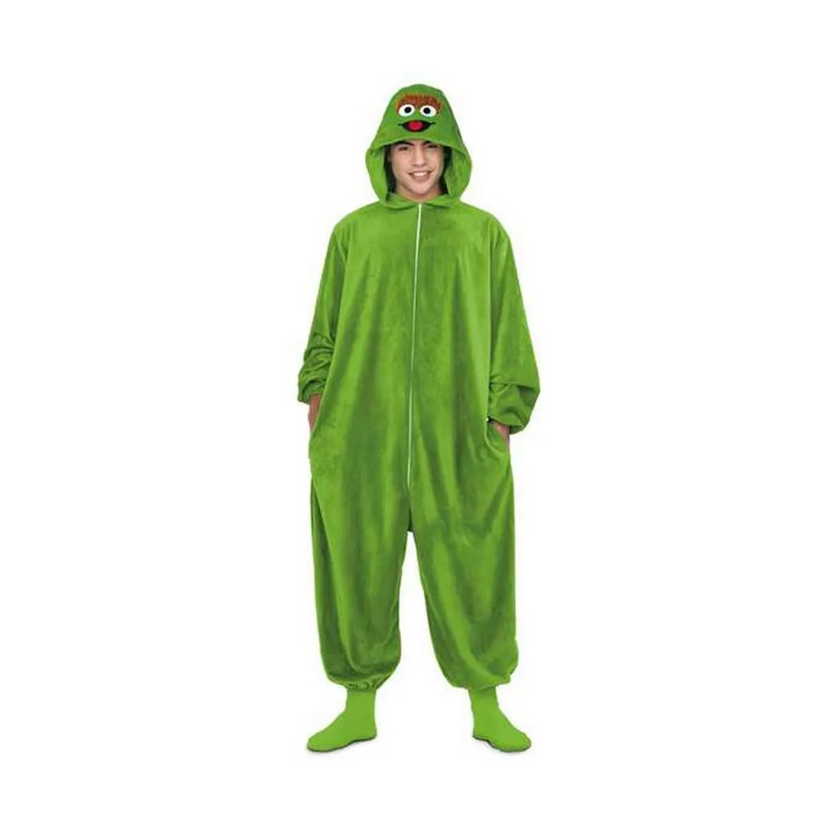 Kostume til voksne Oscar the Grouch M/L