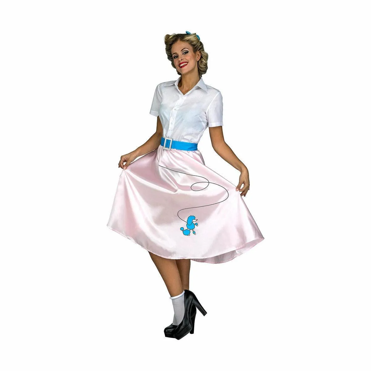 Kostume til voksne Pink Lady M/L (3 Dele)