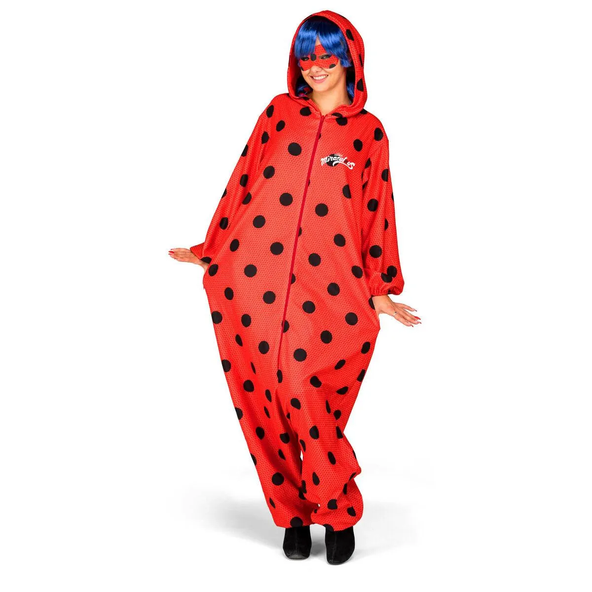 Kostume til voksne Rød XS LadyBug (3 Dele) XS