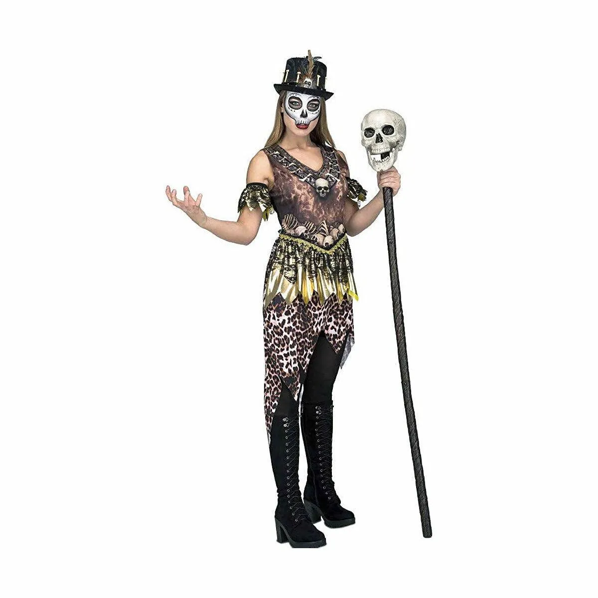 Kostume til voksne Voodoo Master M/L (2 Dele)