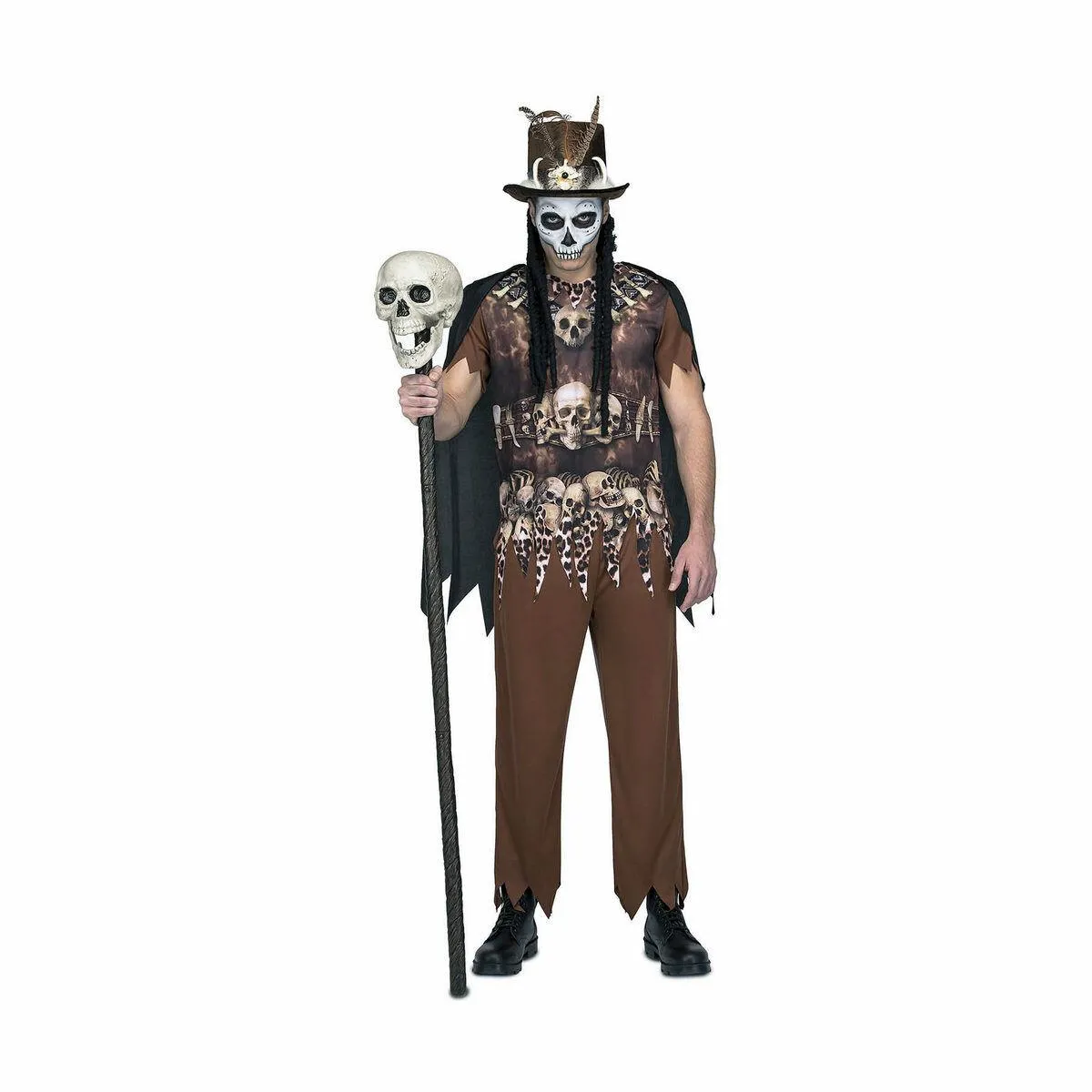 Kostume til voksne Voodoo Master M/L (3 Dele)