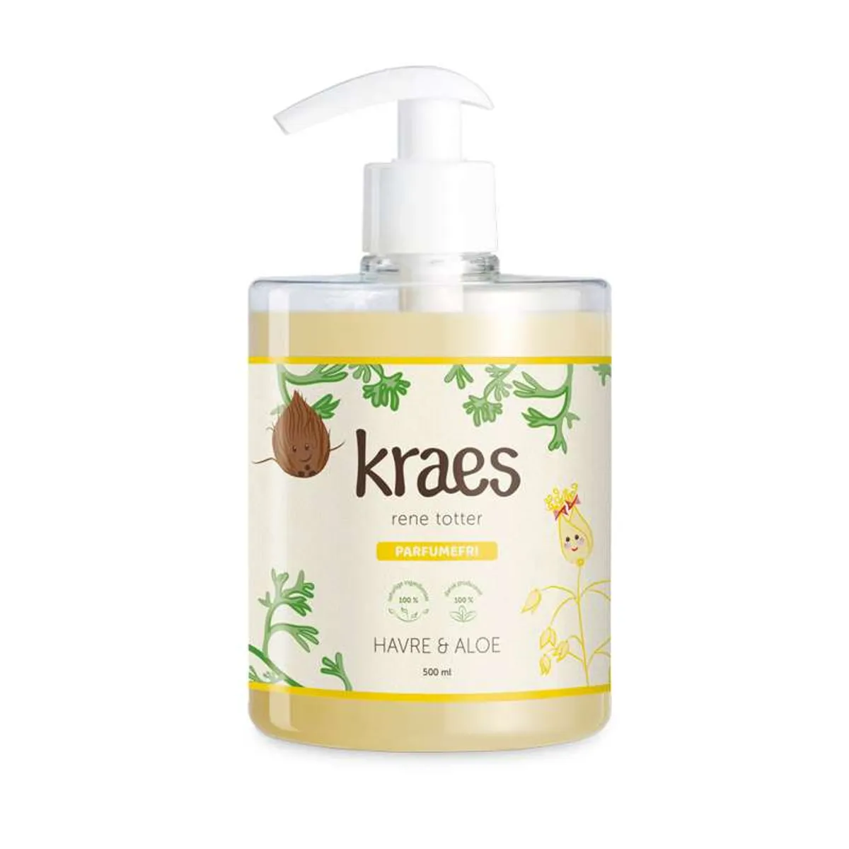 KRAES Rene Totter Parfumefri - 500ml