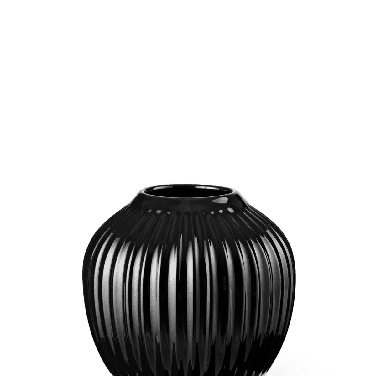 Kähler - Hammershøi Vase H13 cm sort