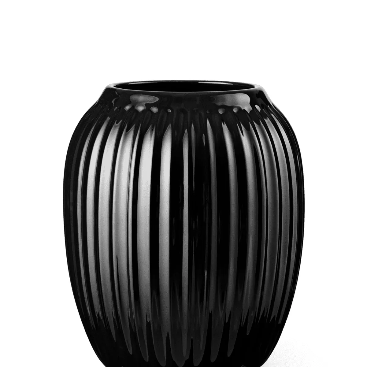 Kähler - Hammershøi Vase H21 cm sort