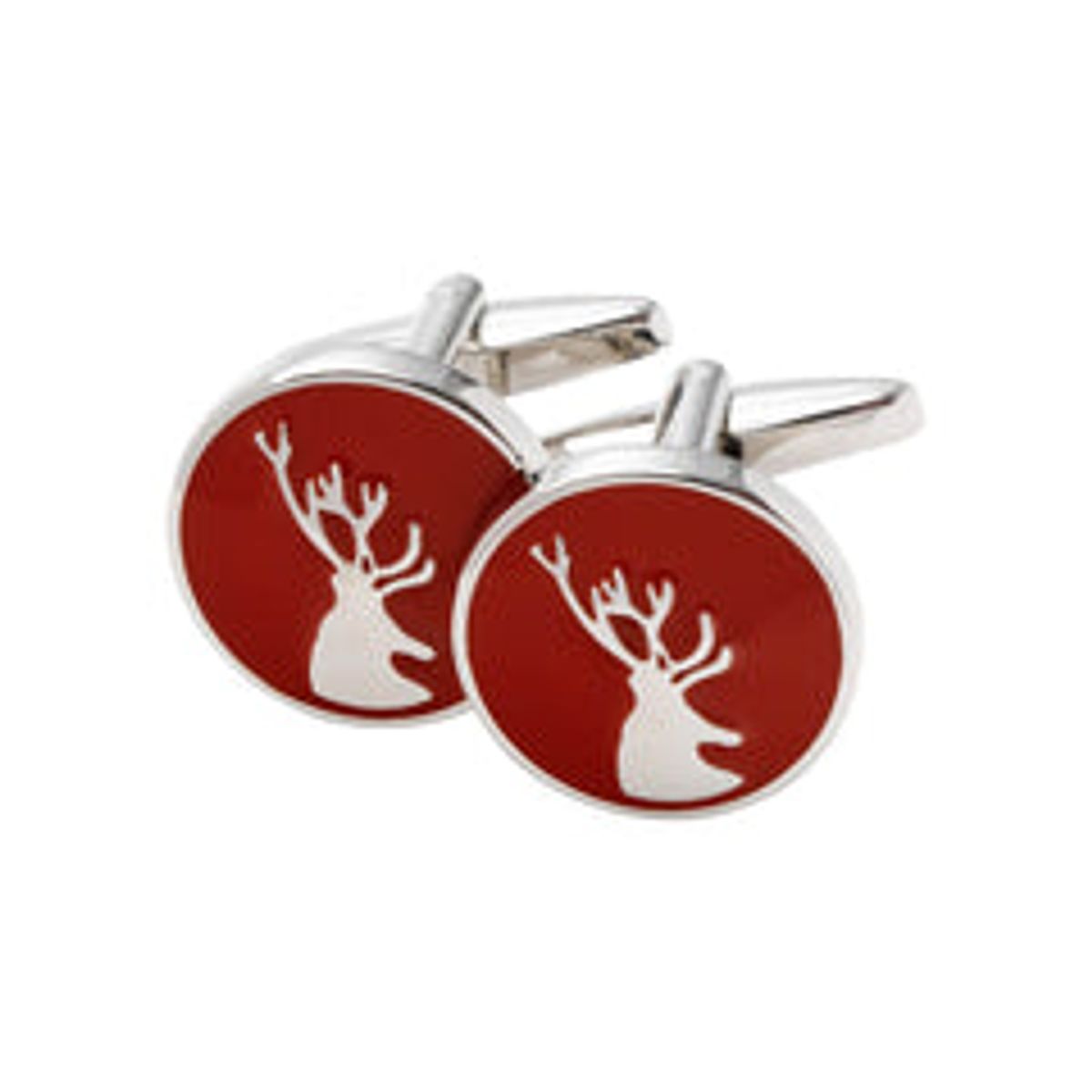 Laksen - Deer Cufflinks - Blood Orange