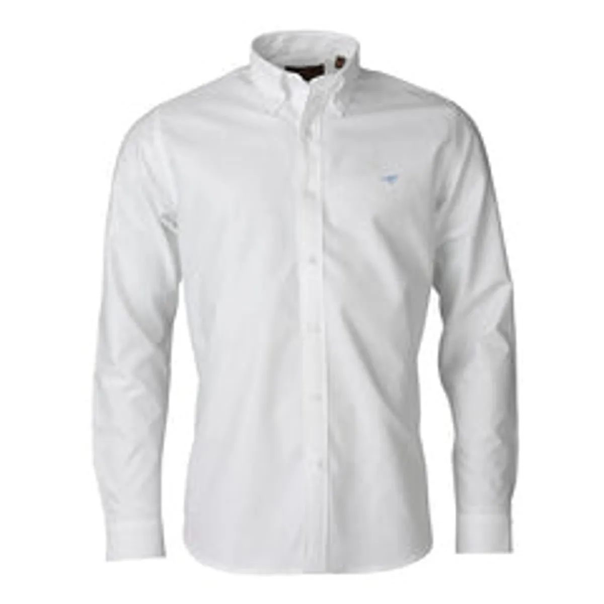 Laksen - Harvard Oxford Skjorte - White