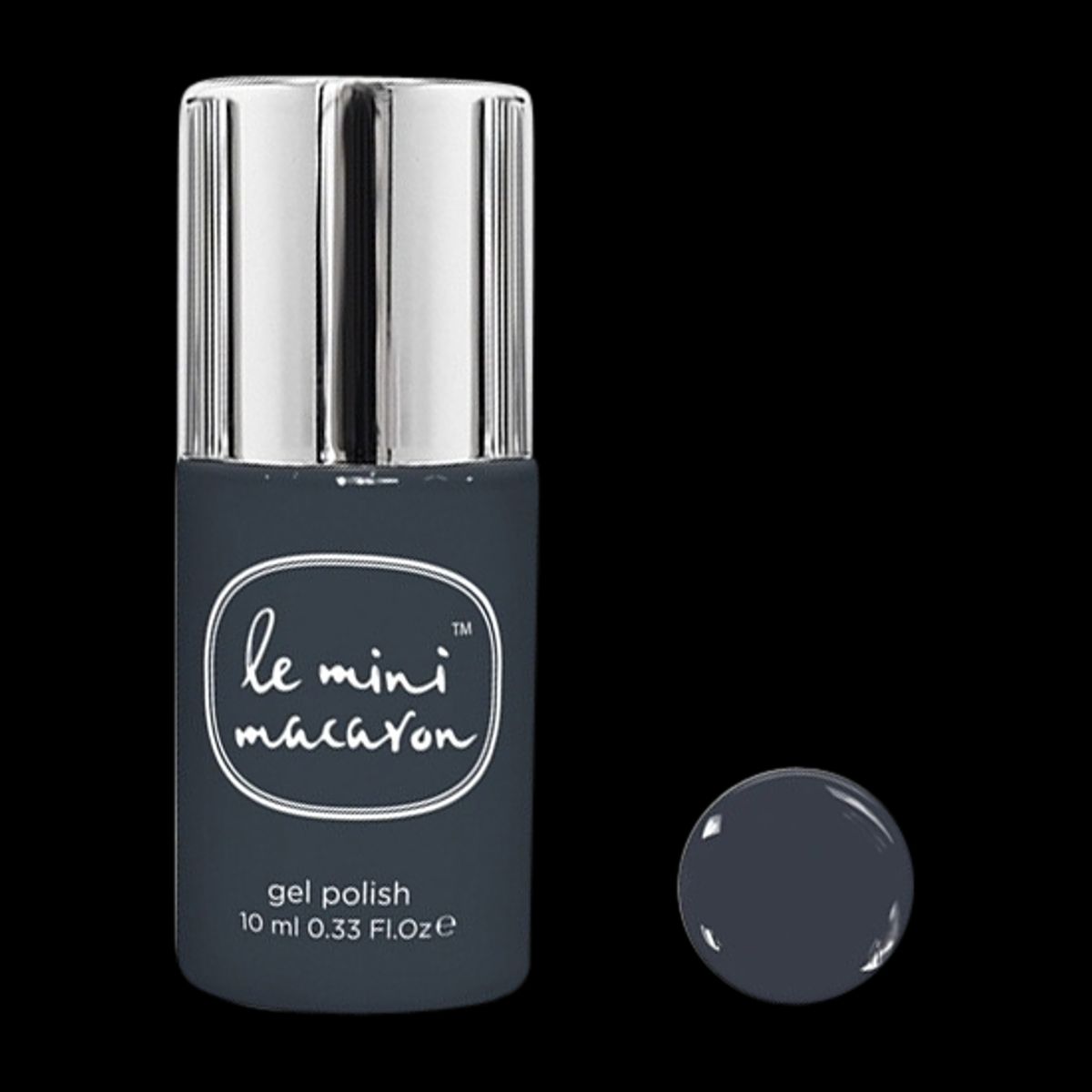 Le Mini Macaron Gel Polish Black Sesame 10 ml.