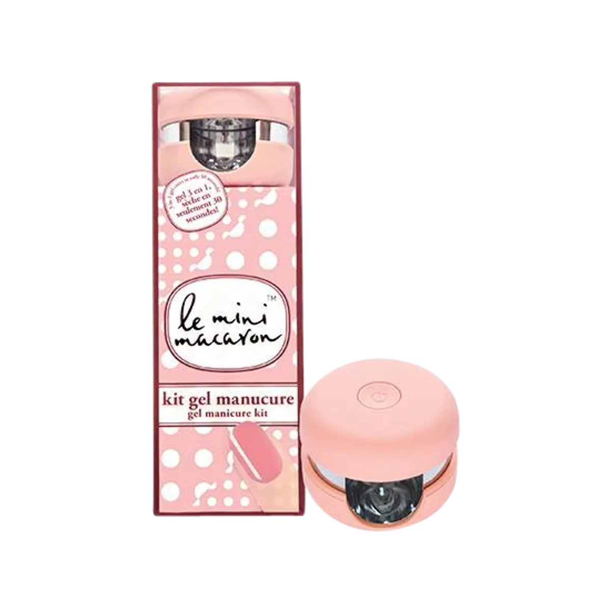 Le Mini Macaron Manicure Kit and Rose Creme Gellack