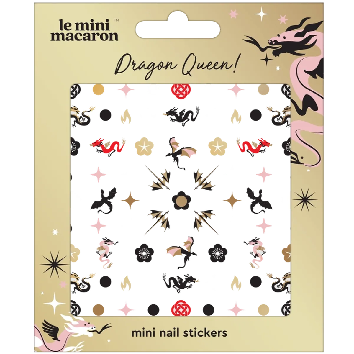 Le Mini Macaron Mini Nail Art Stickers - Dragon Queen