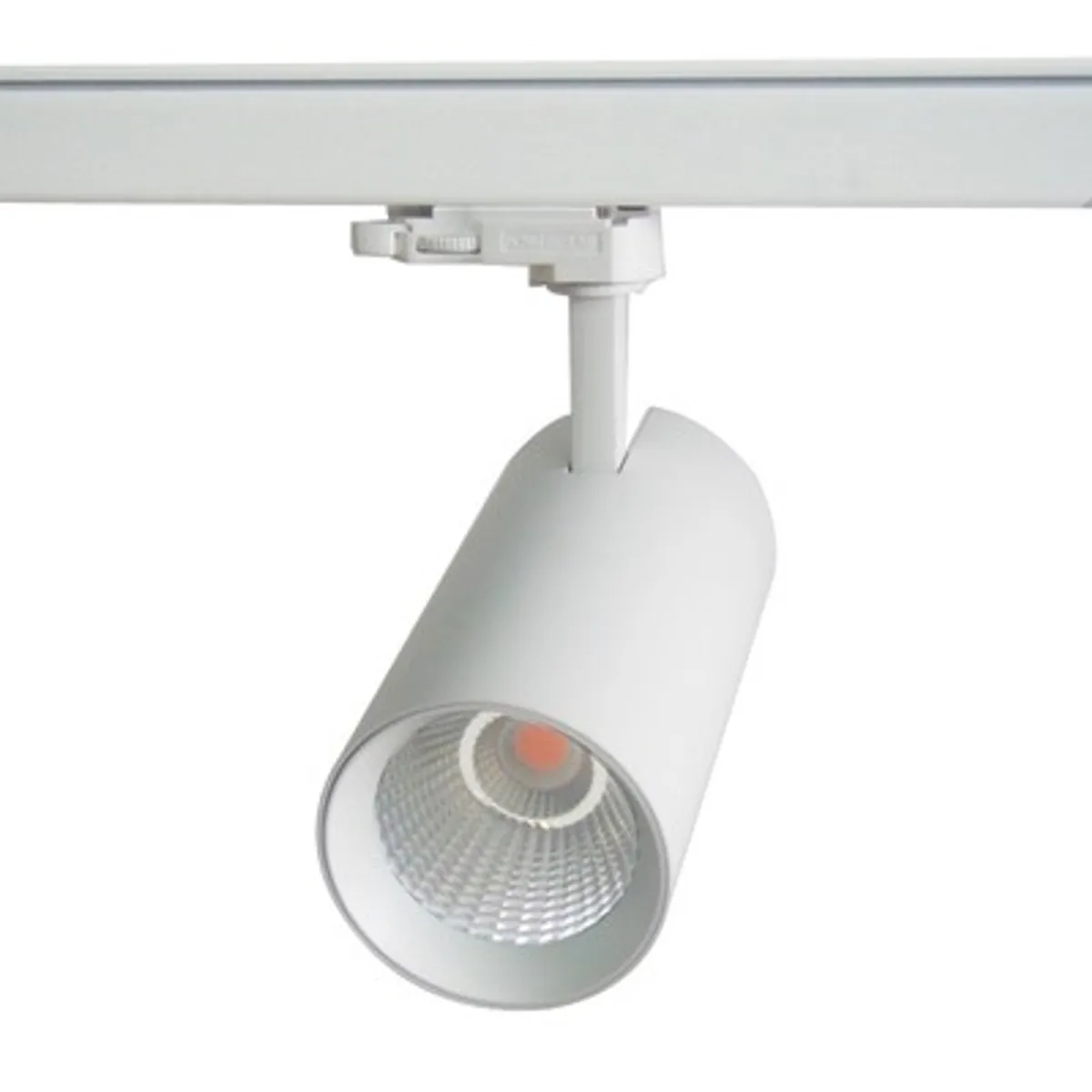 LEDlife hvid skinnespot 30W - 130lm/w, RA90, 3900lm, Flicker free, 3-faset - Kulør : Neutral, Spredning : 38 °