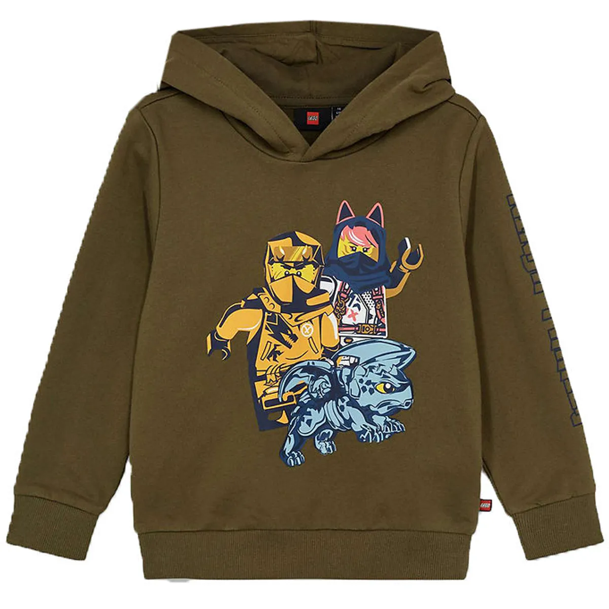 LEGO ® Ninjago Hættetrøje - LWScout - Dark Khaki