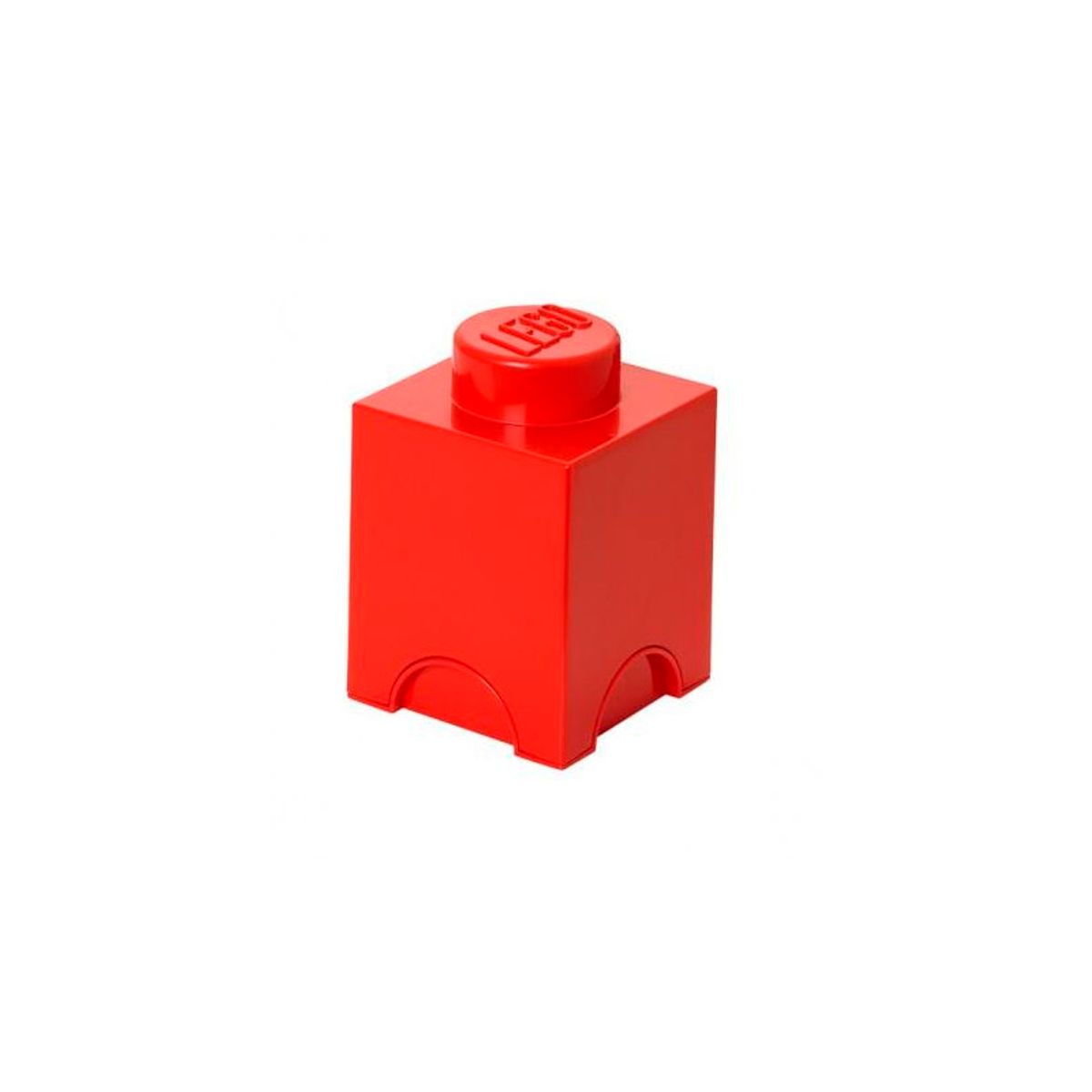 Lego Opbevaringsboks 1 Knop (Bright Red)