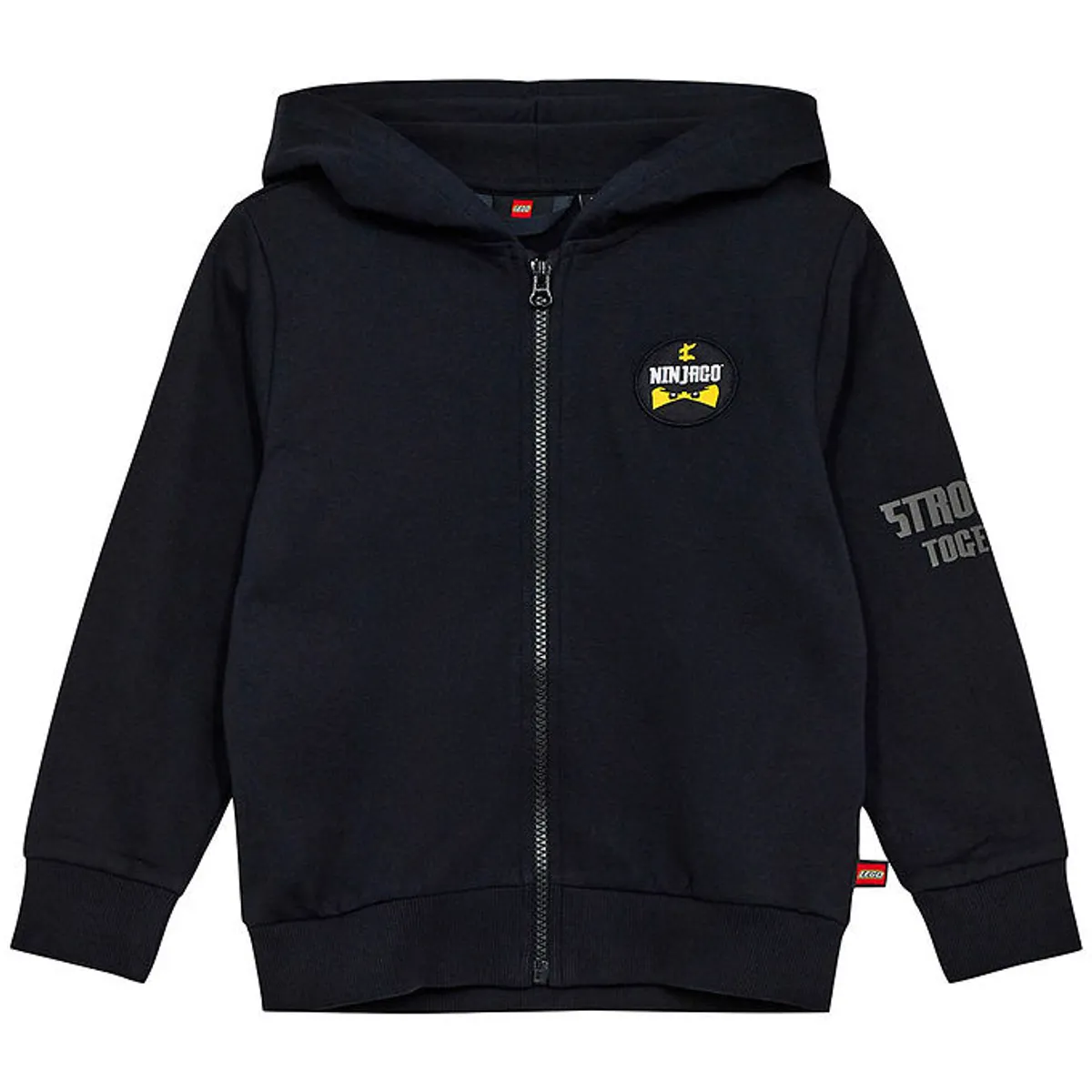 LEGO ® Wear Sweatshirt m. Lynlås - Ninjago - Sort