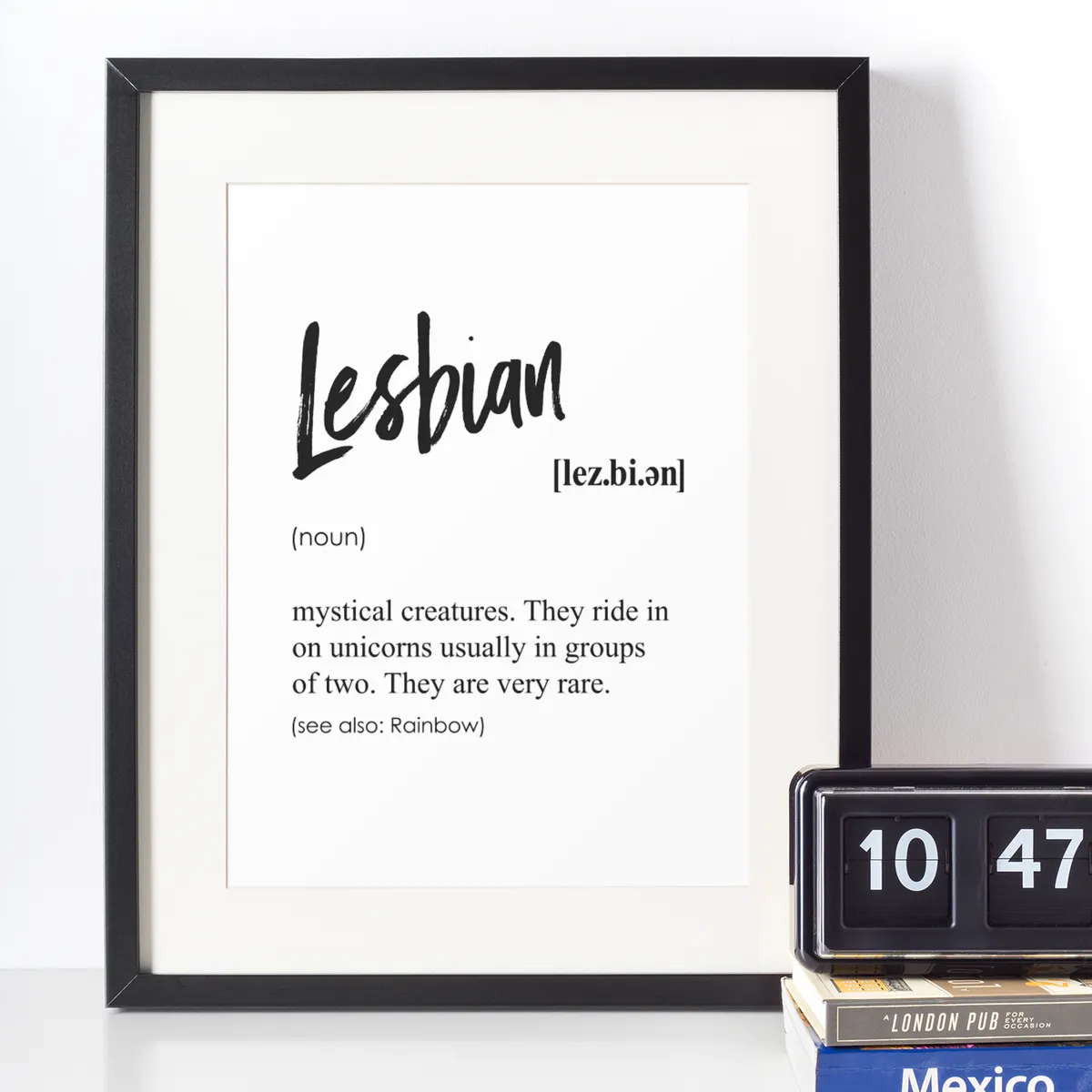 Lesbian definition plakat