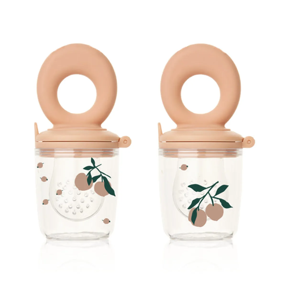 Liewood Miranda Food Feeder - 2 stk - Peach / Sea shell