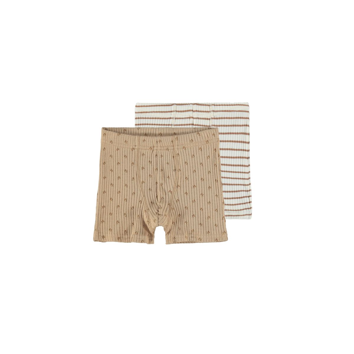 Lil Atelier 2 Pak Boxers Travertine - 92