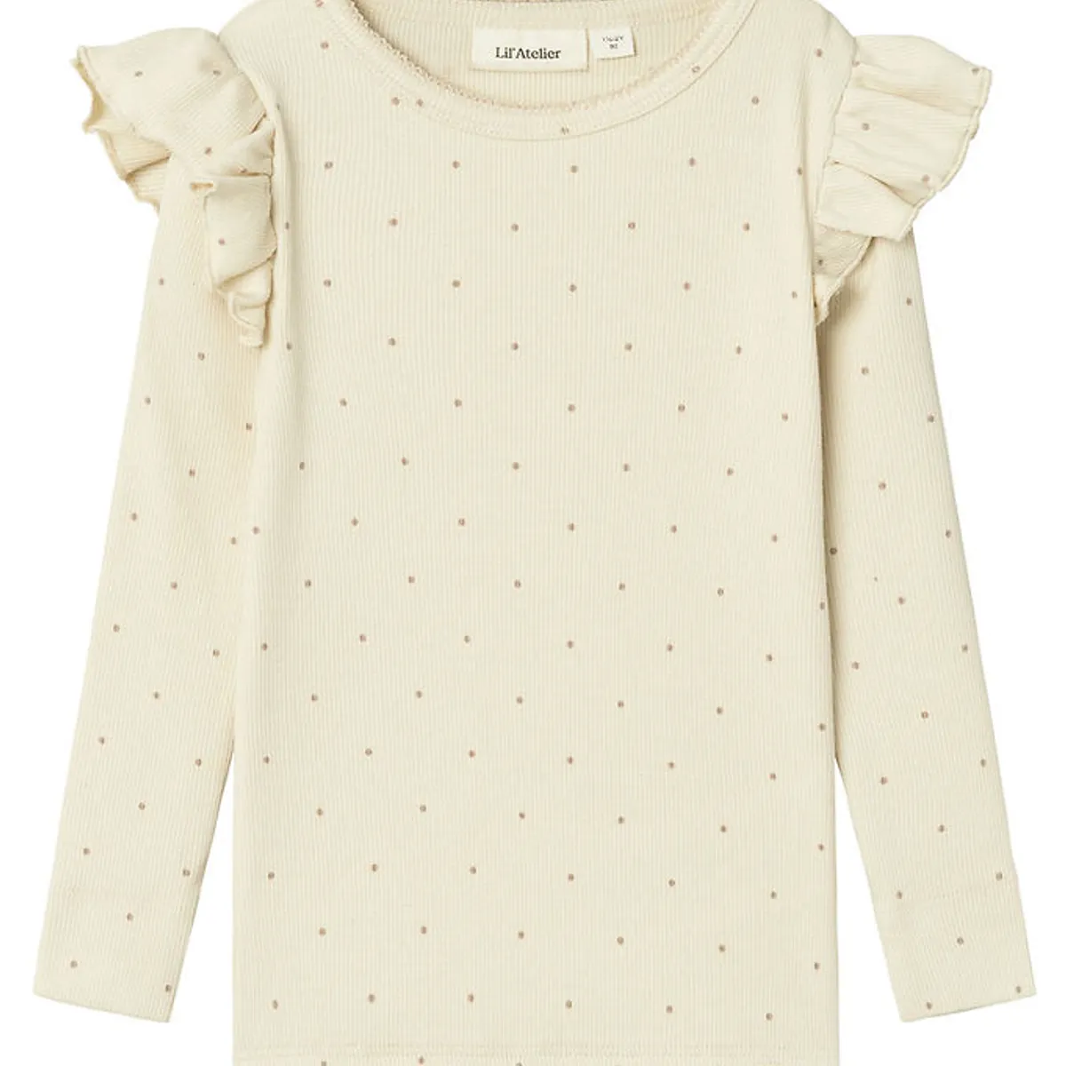 Lil' Atelier Bluse - Rib - NmfGago - Birch