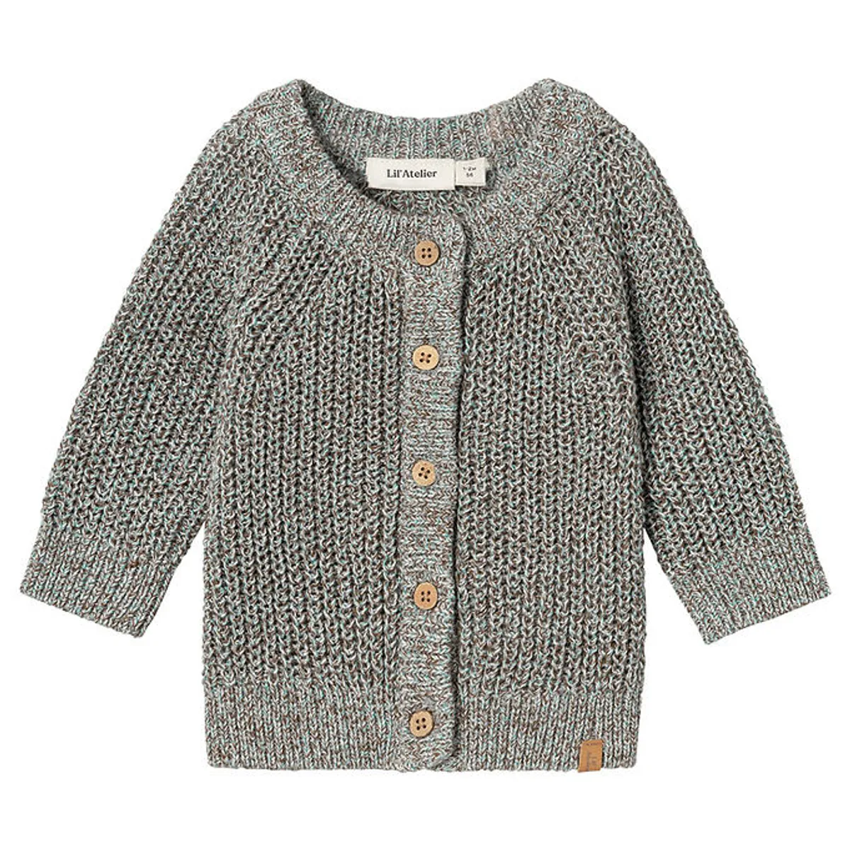 Lil' Atelier Cardigan - Strik - NbmNoro - Sky Gray