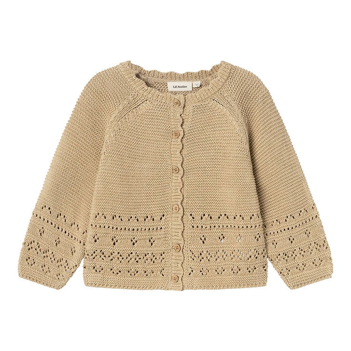 Lil' Atelier Cardigan - Strik - NmfOsanna - Irish Cream