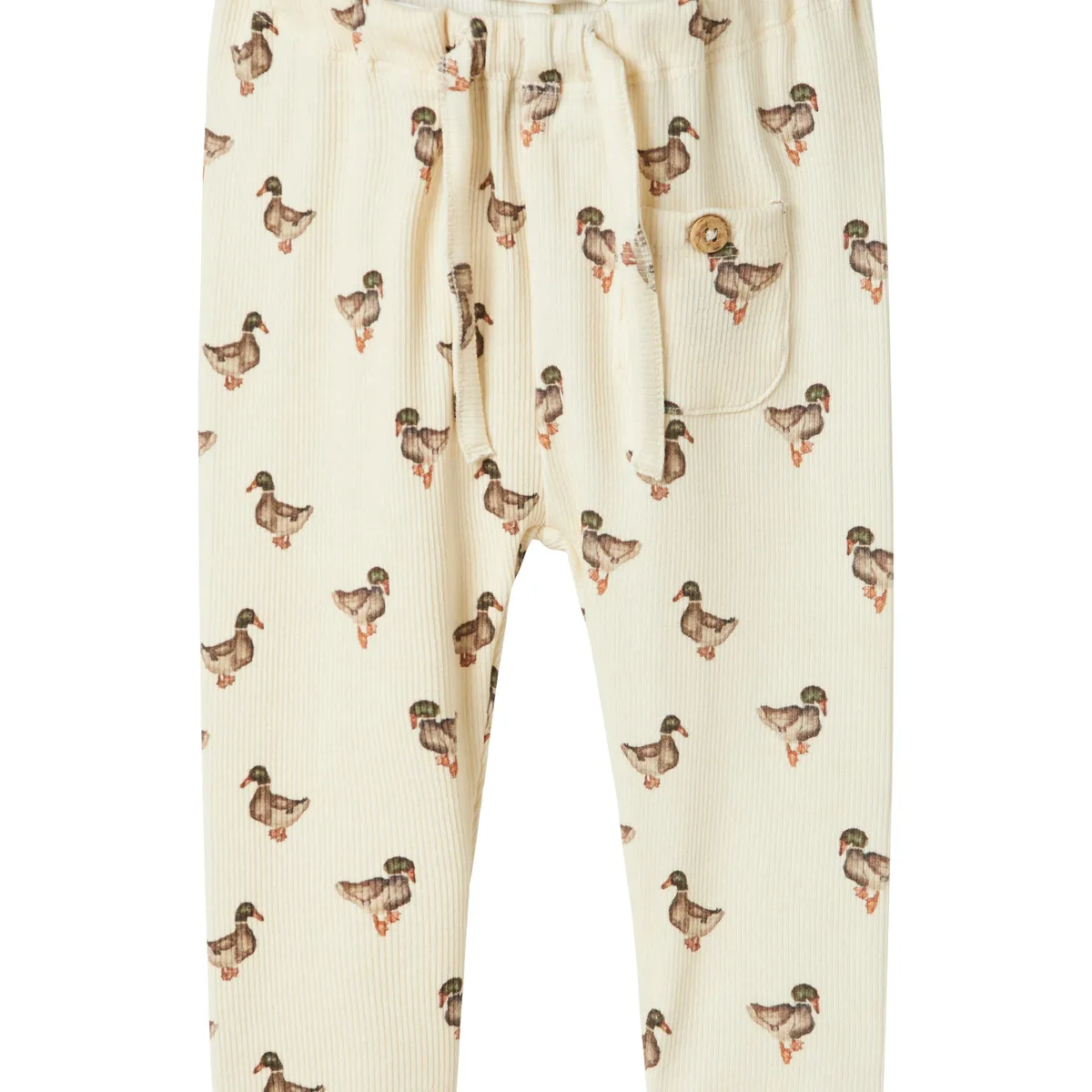 Lil Atelier Gavo Elf Loose Pants - Turtledove/Duck - 56 cm